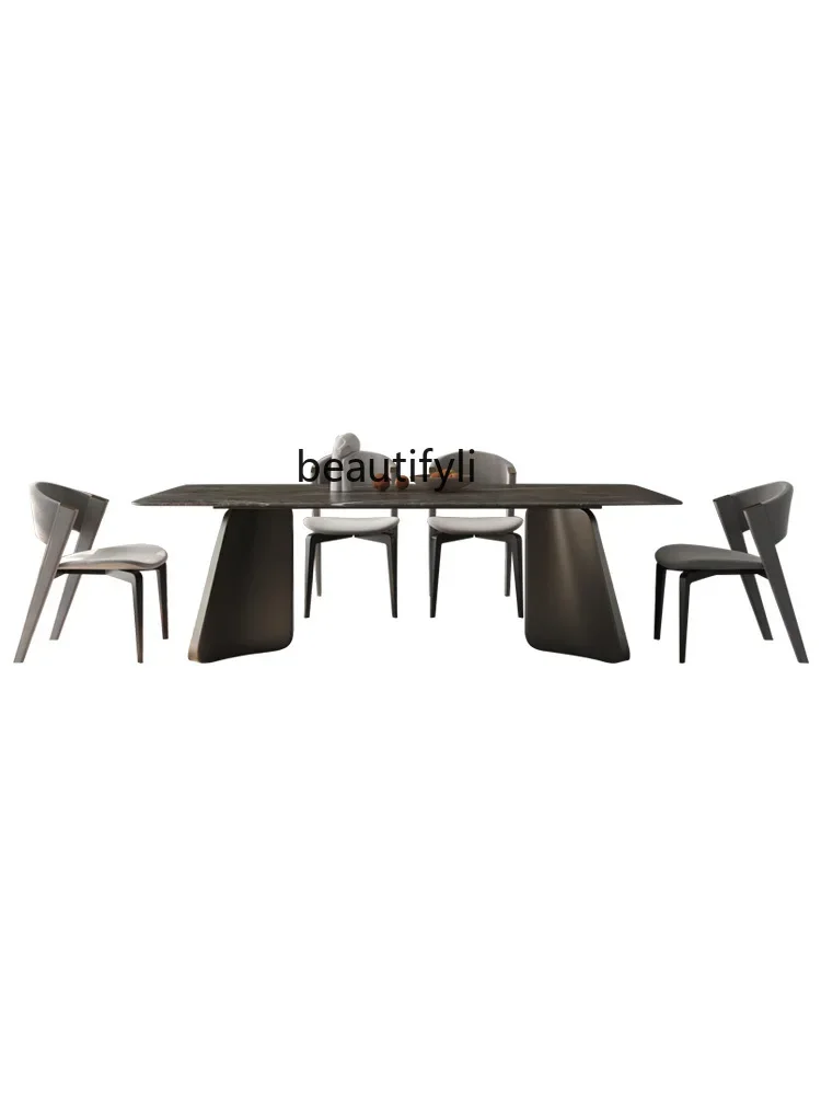 Italian New Pearl Stone Plate Dining Table Light Luxury Modern Household Small Apartment High-Grade Dining Table
Italian New Pearl Stone Plate Dining Table Light Luxury Modern Household Small Apartment High-Grade Dining Table