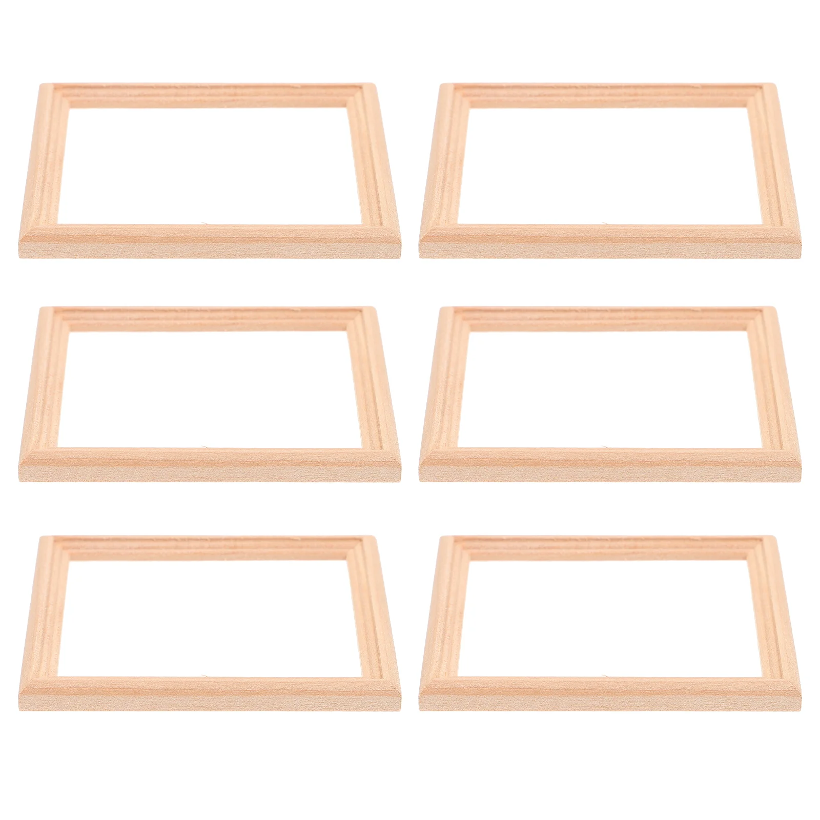 6 Pcs Miniature Album Frame House Decor Wooden Ornament Photo Decorate Simulated Model Small Bamboo Supplies Micro World
6 Pcs Miniature Album Frame House Decor Wooden Ornament Photo Decorate Simulated Model Small Bamboo Supplies Micro World