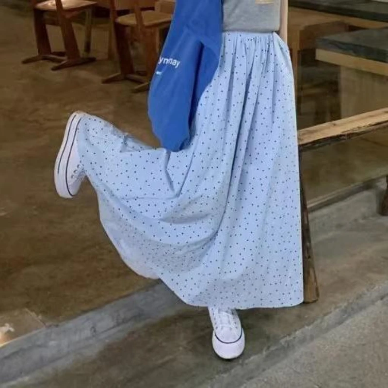 Skirts Women Gentle Stylish Polka Dot Design A-line All-match Casual Trendy Korean Style Classic Elegant Tender Spring Summer 
Skirts Women Gentle Stylish Polka Dot Design A-line All-match Casual Trendy Korean Style Classic Elegant Tender Spring Summer