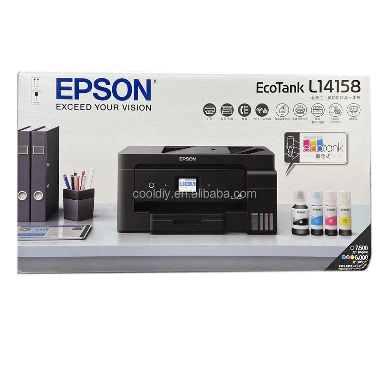 STLF high-quality inkjet printer L14158 Inkjet Printer 4 Color A4 Sublimation Digital Print Marketing Wireless Hot Key Plate Pap
STLF high-quality inkjet printer L14158 Inkjet Printer 4 Color A4 Sublimation Digital Print Marketing Wireless Hot Key Plate Pap