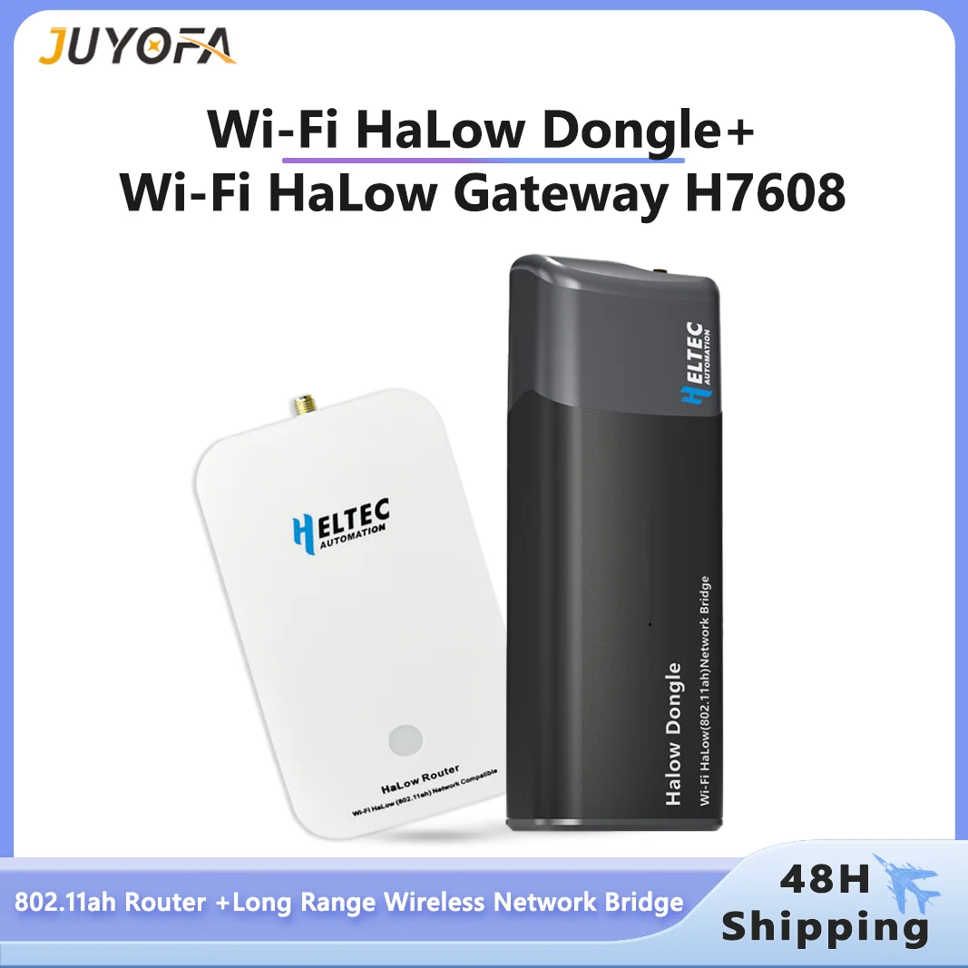 Heltec Wi-Fi HaLow Dongle 802.11ah Беспроводной сетевой мост дальнего действия + шлюз маршрутизатора Wi-Fi HT-H7608 902-928 МГц
Heltec Wi-Fi HaLow Dongle 802.11ah Беспроводной сетевой мост дальнего действия + шлюз маршрутизатора Wi-Fi HT-H7608 902-928 МГц