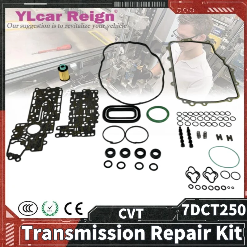 7DCT250 CVT Automatic Transmission Repair Kit With Valve Body Separator Plate Oil Filter For Buick SAIC ROEWE MG 1.5T MG Datsun
7DCT250 CVT Automatic Transmission Repair Kit With Valve Body Separator Plate Oil Filter For Buick SAIC ROEWE MG 1.5T MG Datsun