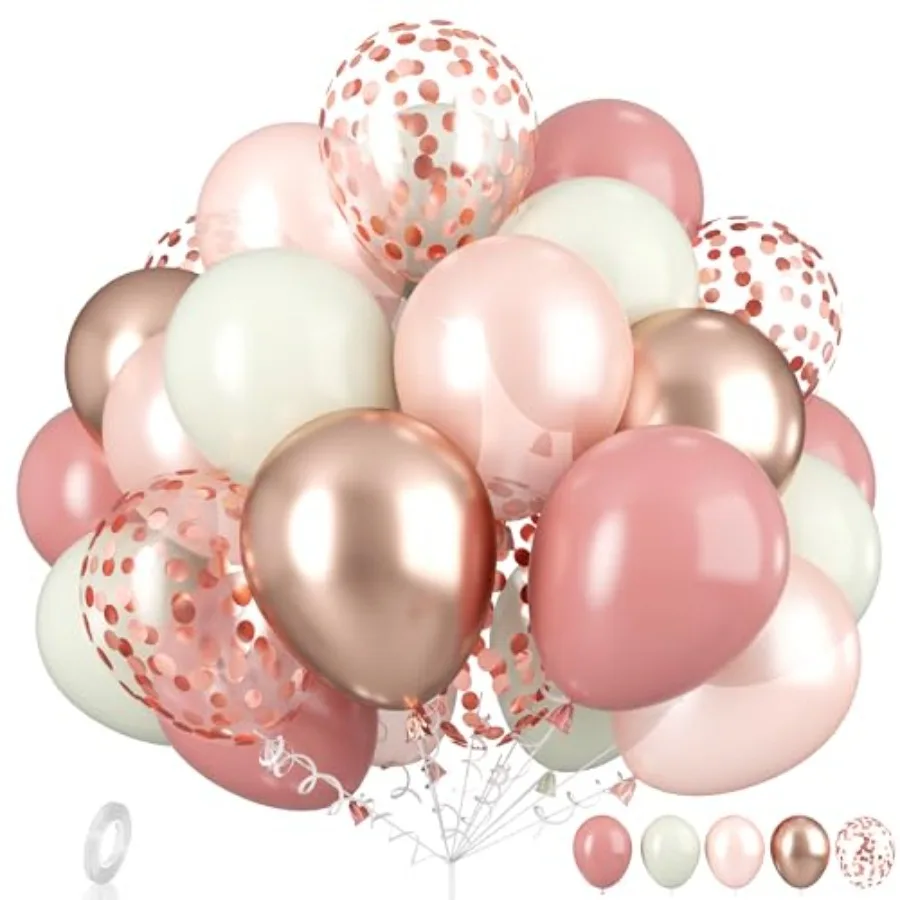 Dusty Boho Blush Balloons, Metallic Retro Ivory White Balloon, Cream Balloon and Confetti Balloons for Bridal Baby Shower Girls
Dusty Boho Blush Balloons, Metallic Retro Ivory White Balloon, Cream Balloon and Confetti Balloons for Bridal Baby Shower Girls