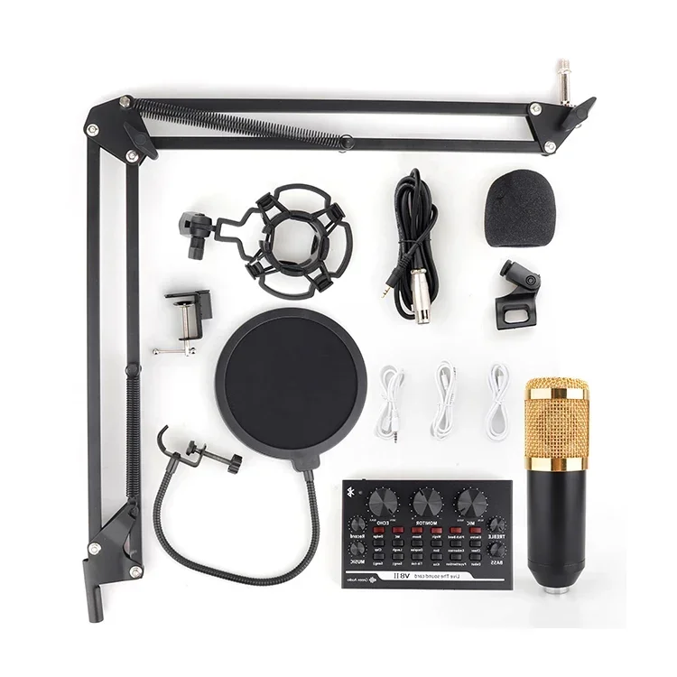 Professional Studio Audio BM 800 Sound Recording Microphone For Live Streaming
Professional Studio Audio BM 800 Sound Recording Microphone For Live Streaming