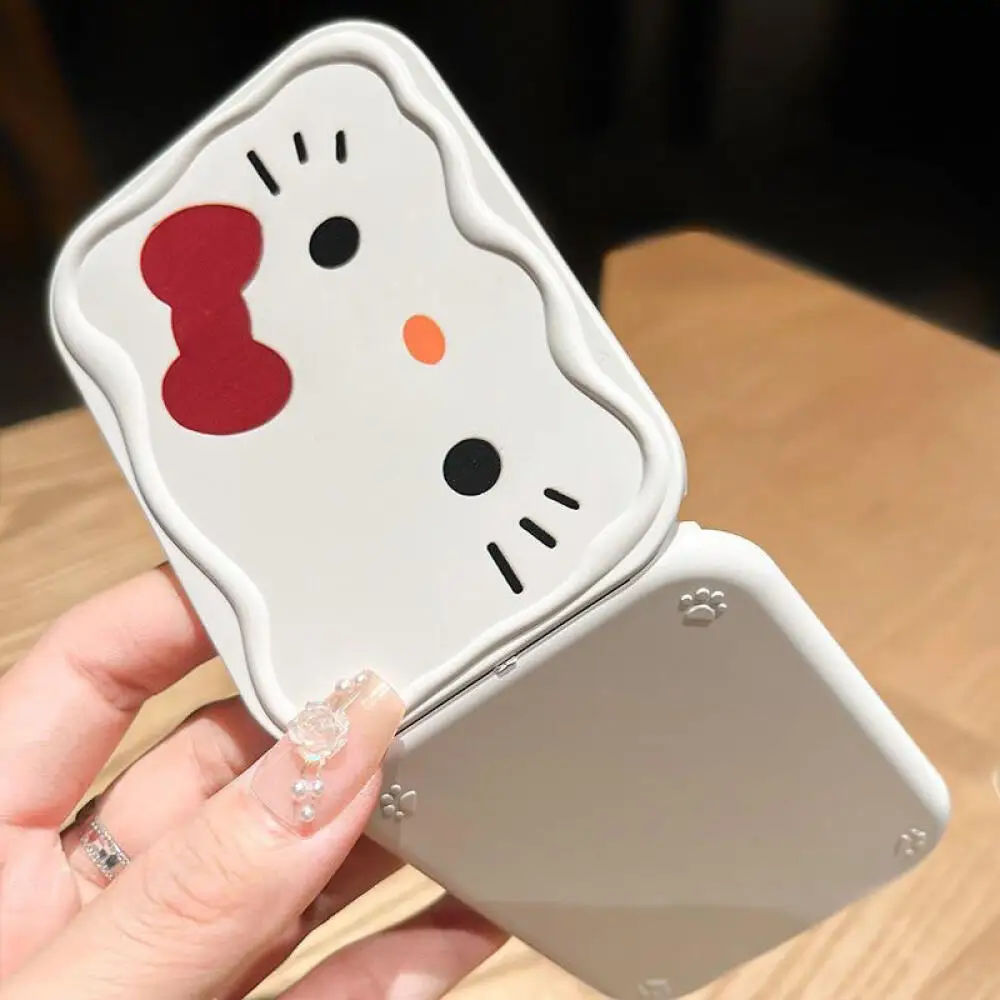 Sanrio Hello Kitty складное зеркало для макияжа милое 2 мультяшное портативное косметическое зеркало с изображением котенка и кота, зеркало-расческа, зеркала для макияжа 
Sanrio Hello Kitty складное зеркало для макияжа милое 2 мультяшное портативное косметическое зеркало с изображением котенка и кота, зеркало-расческа, зеркала для макияжа