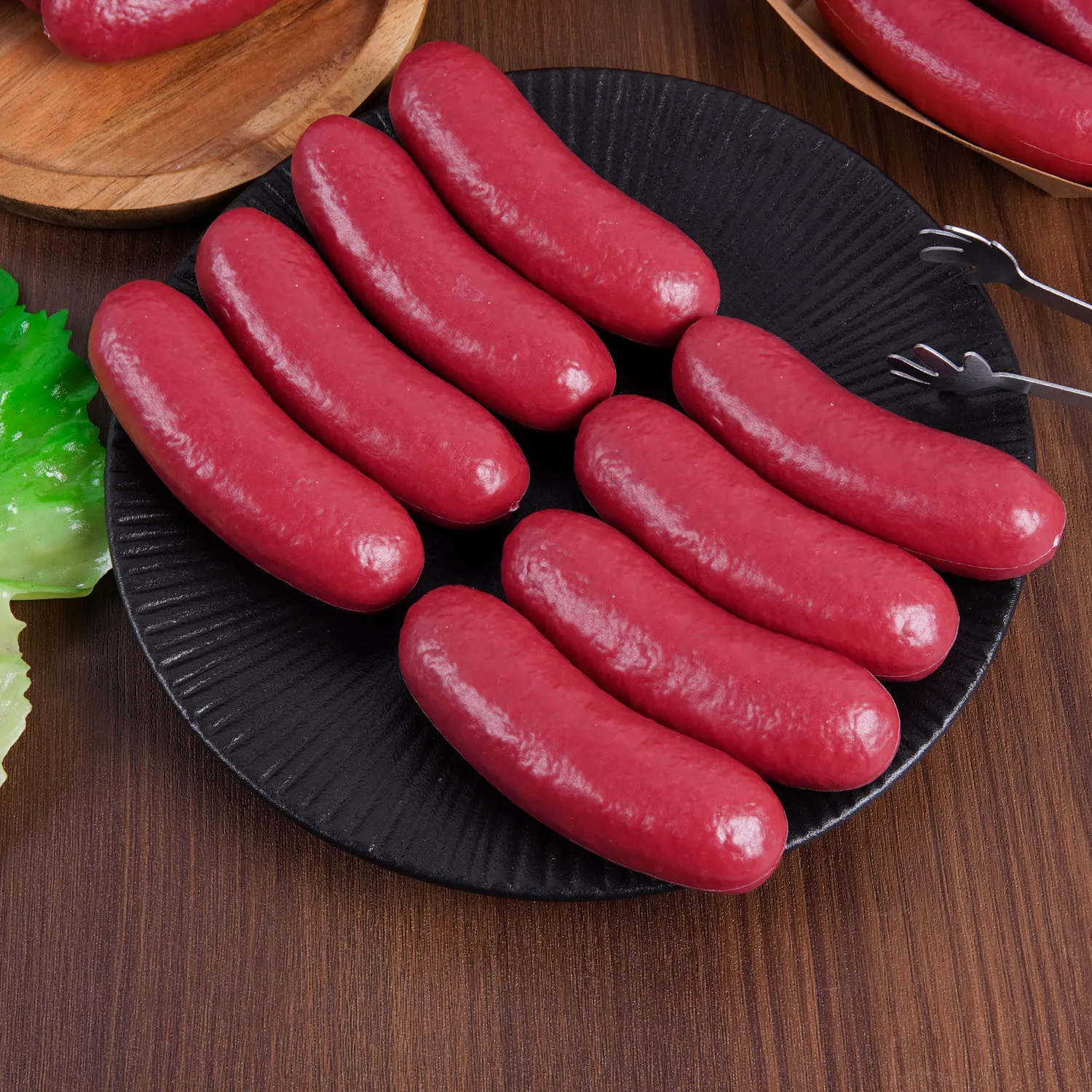9.6cm Simulation Smoked Sausage Hot Dog Model Fake Food Hollow Ham Sausage Display Prop Realistic Window Photography Decoration
9.6cm Simulation Smoked Sausage Hot Dog Model Fake Food Hollow Ham Sausage Display Prop Realistic Window Photography Decoration