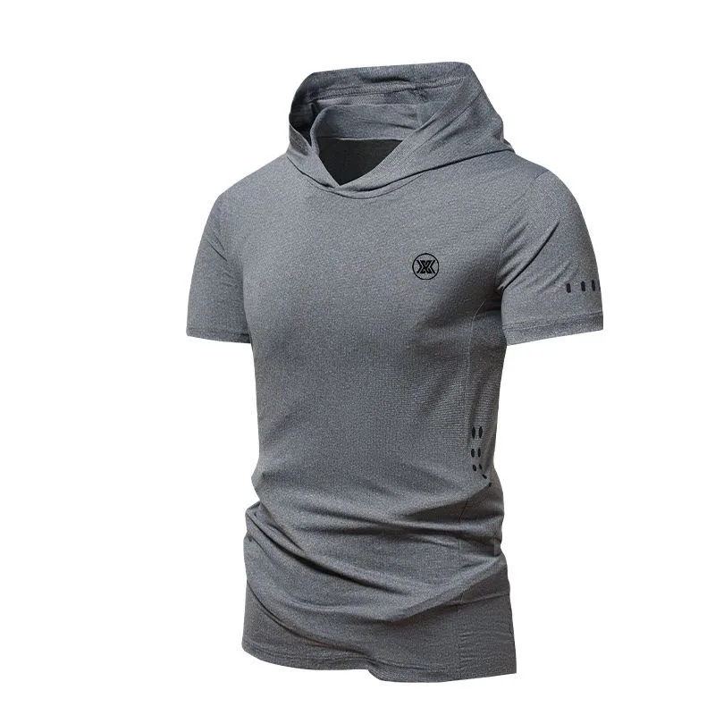 High Quality Men Hooded Golf Short Sleeve Quick Dry Ice Silk Elasticity Fashion Summer Hoodie Casual Sport Golf T-shirt For Male
High Quality Men Hooded Golf Short Sleeve Quick Dry Ice Silk Elasticity Fashion Summer Hoodie Casual Sport Golf T-shirt For Male
