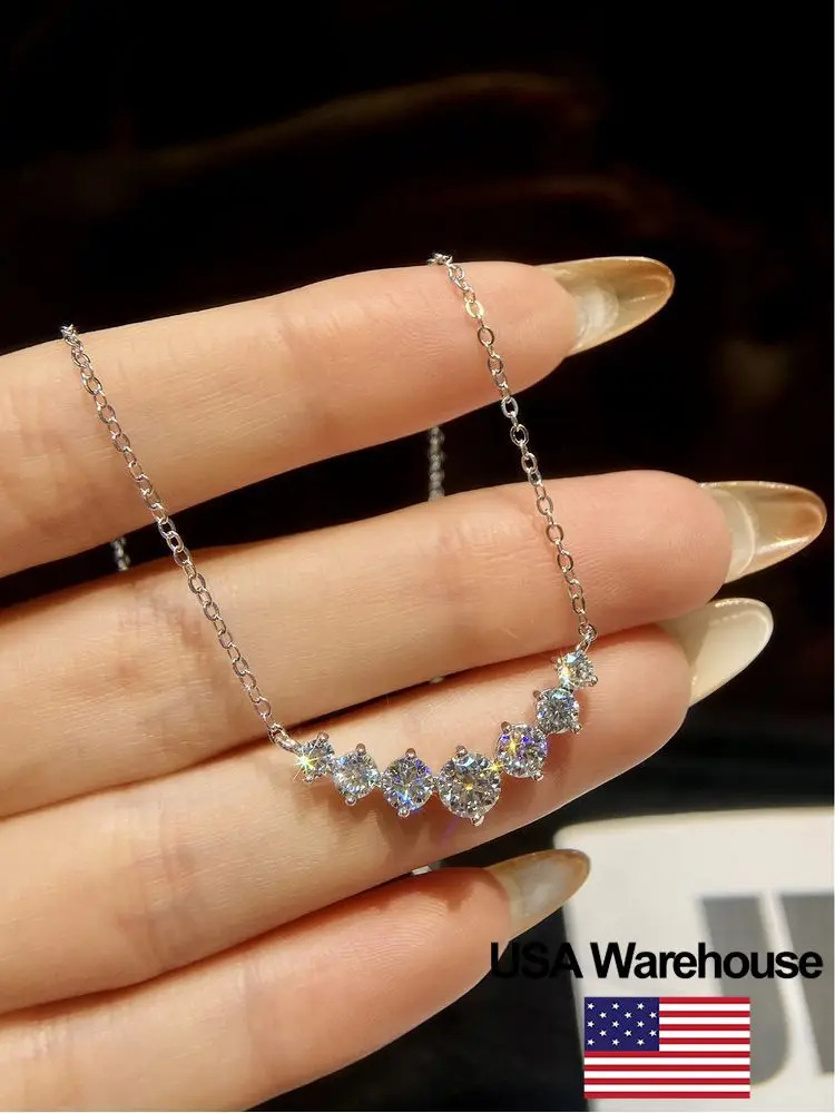 925 Sterling Silver Personalized Simple Classic Zircon Necklace For Women Anniversary Party Daily Wear High Quality Fine Jewelry
925 Sterling Silver Personalized Simple Classic Zircon Necklace For Women Anniversary Party Daily Wear High Quality Fine Jewelry