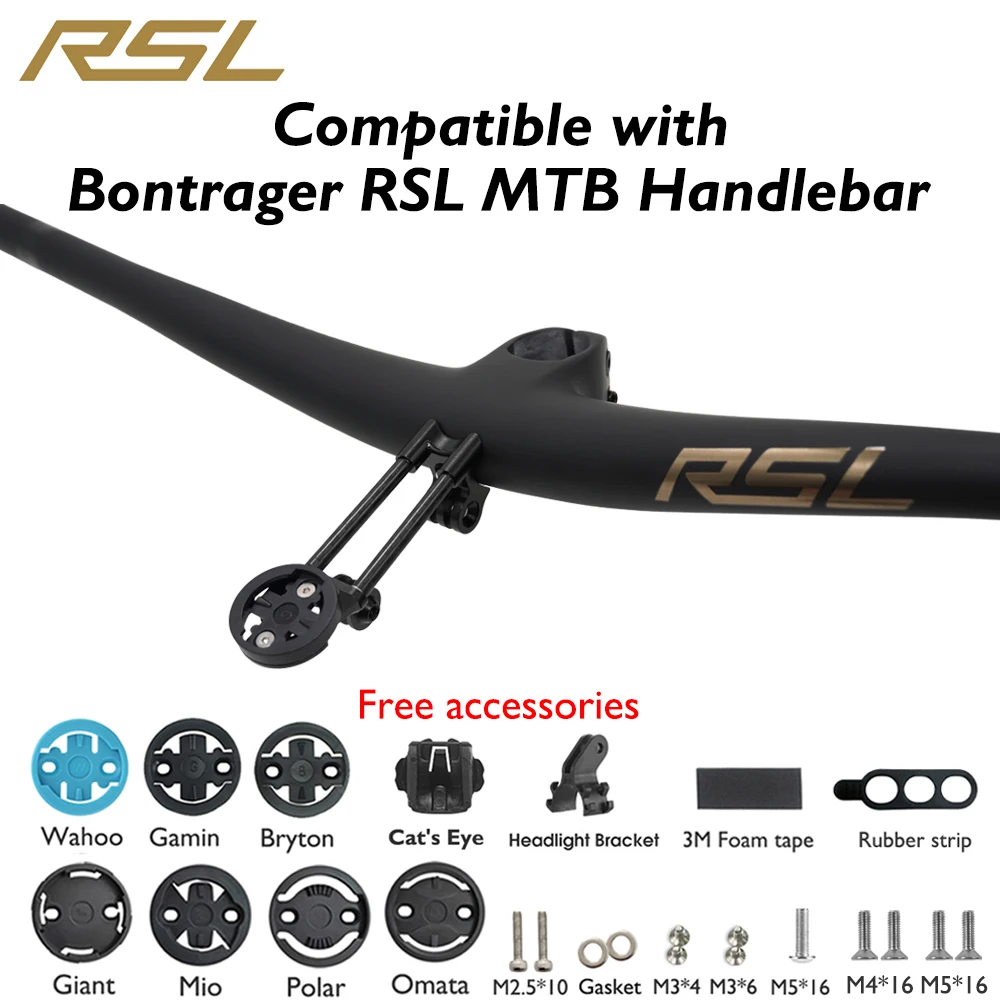 RSL Alloy Carbon Tube Bicycle Handlebar Computer Mount 5/6/7cm 20mm Hole Spacing For RSL MTB Action Camera Flashlight Bracket
RSL Alloy Carbon Tube Bicycle Handlebar Computer Mount 5/6/7cm 20mm Hole Spacing For RSL MTB Action Camera Flashlight Bracket