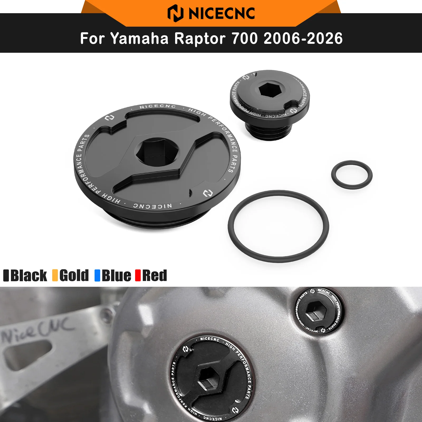 NICECNC For Yamaha Raptor 700 2006-2026 ATV Engine Cover Cap Plug Kit For Raptor 700R 2009-2026 YFZ450R YFZ450X Grizzly Kodiak
NICECNC For Yamaha Raptor 700 2006-2026 ATV Engine Cover Cap Plug Kit For Raptor 700R 2009-2026 YFZ450R YFZ450X Grizzly Kodiak