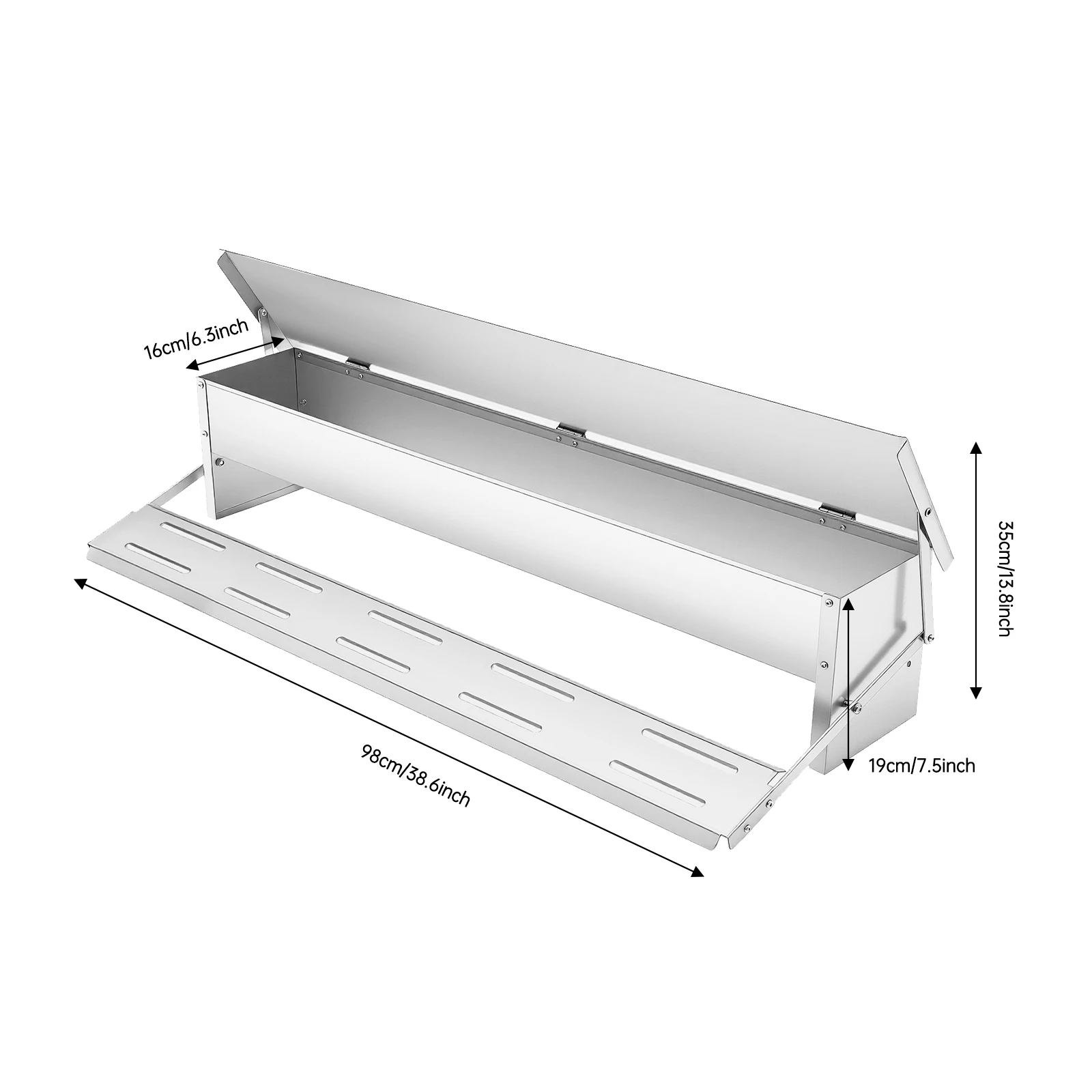 10kg/22lbs Automatic Chicken Feeder Large Capacity Poultry Trough, Chicken Feeder for Farms, Yards
10kg/22lbs Automatic Chicken Feeder Large Capacity Poultry Trough, Chicken Feeder for Farms, Yards