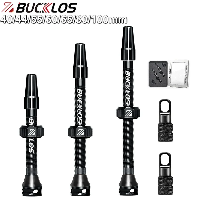 BUCKLOS Bike Tubeless Valve 40/44/55/60/65/80/100mm Bicycle Presta Valve CNC Aluminum Alloy Bicycle Valve for Tubeless Road MTB
BUCKLOS Bike Tubeless Valve 40/44/55/60/65/80/100mm Bicycle Presta Valve CNC Aluminum Alloy Bicycle Valve for Tubeless Road MTB