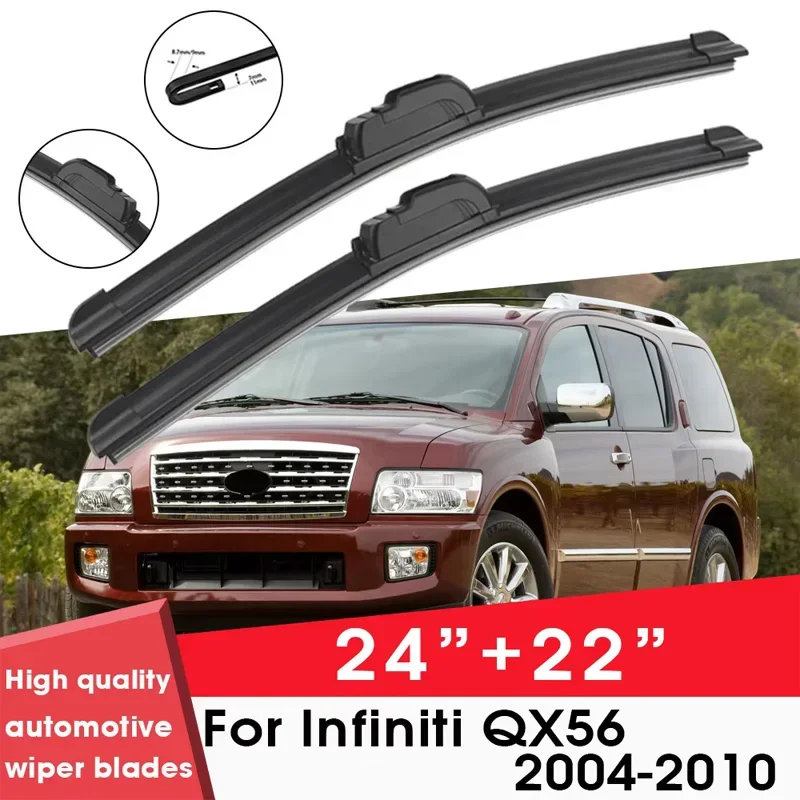 BEMOST Car Wiper Blades Front Window Windshield Rubber Refill Wiper For Infiniti QX56 2004-2010 24"+22" Car Accessories
BEMOST Car Wiper Blades Front Window Windshield Rubber Refill Wiper For Infiniti QX56 2004-2010 24"+22" Car Accessories