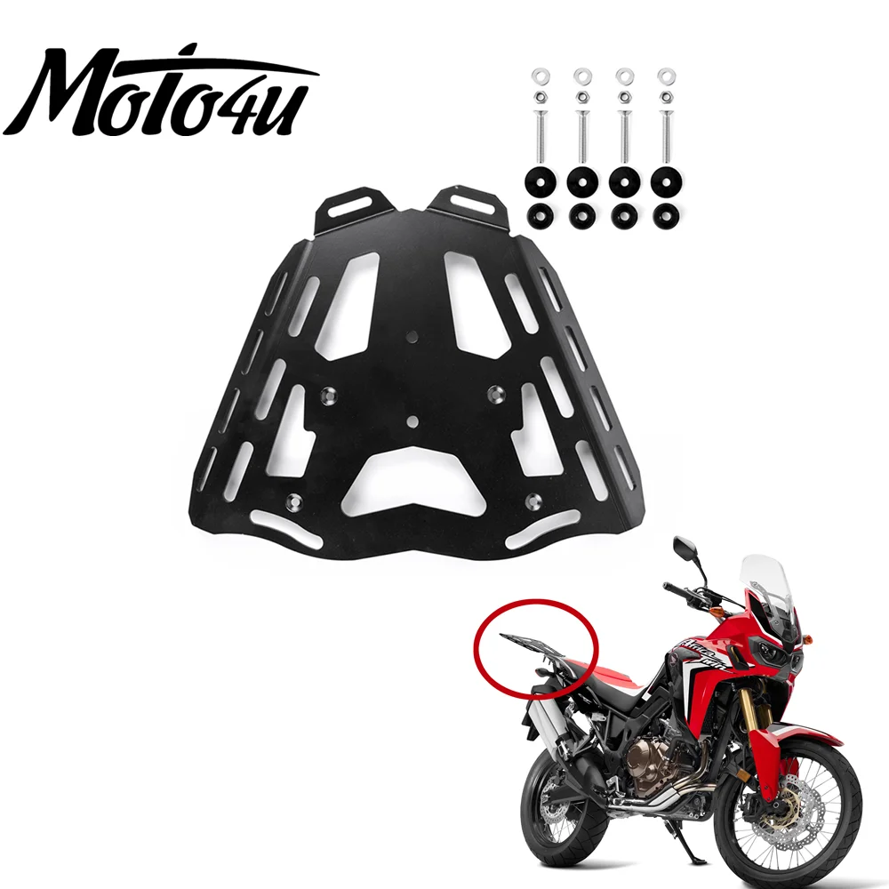 Motorcycle Aluminum Rear Seat Luggage Rack Accessories For HONDA CFR1000L African Twin 2016
Motorcycle Aluminum Rear Seat Luggage Rack Accessories For HONDA CFR1000L African Twin 2016