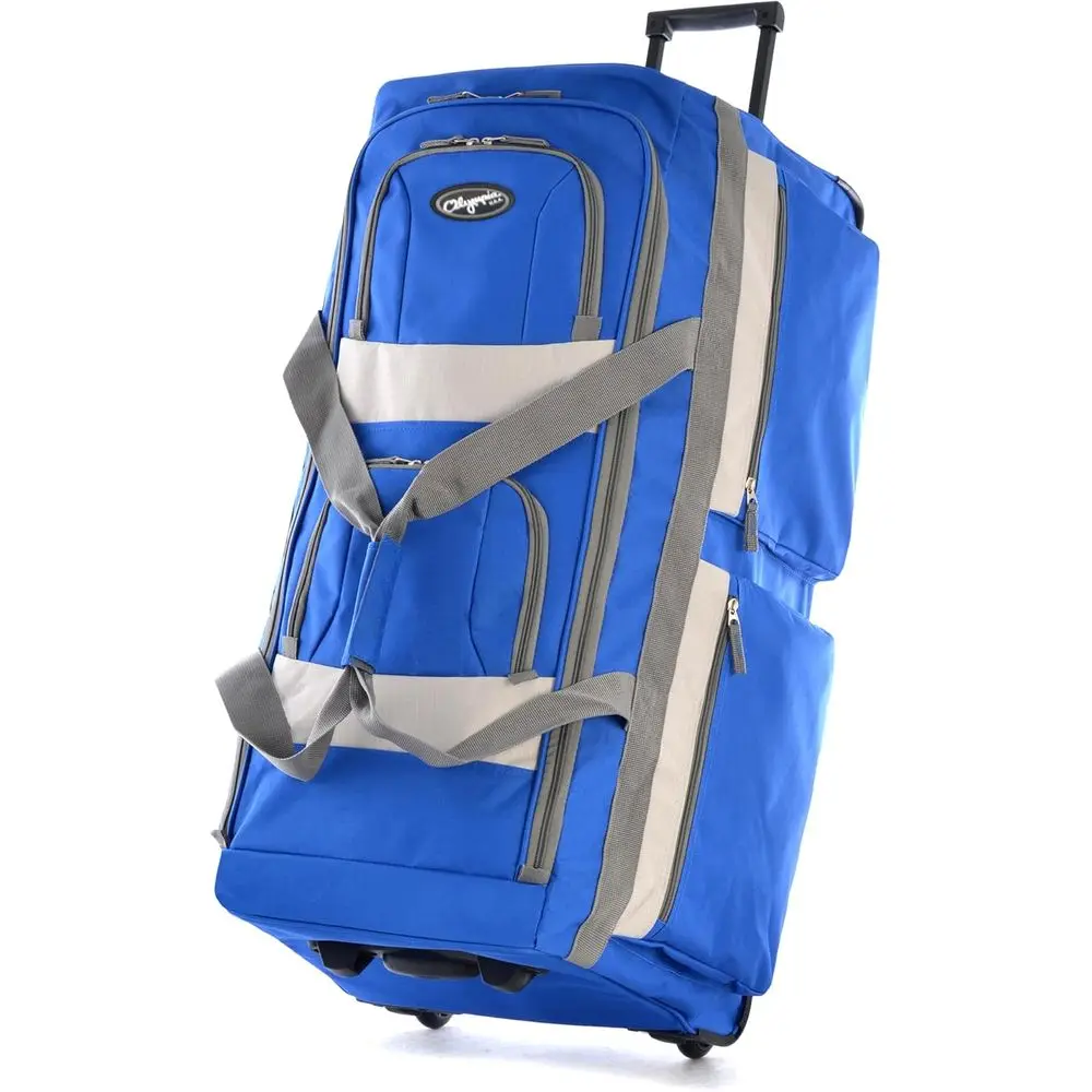 22 Inch Lightweight 8-Wheel Rolling Suitcase with Water-Resistant Exterior and Telescoping Handle
22 Inch Lightweight 8-Wheel Rolling Suitcase with Water-Resistant Exterior and Telescoping Handle