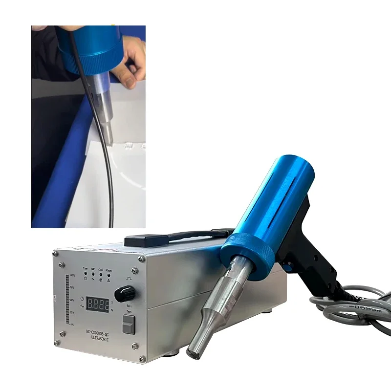 Digital Control Automatic Tracing Portable Handheld Ultrasonic Spot Welding Machine for Egg Plastic Conveyor Belt
Digital Control Automatic Tracing Portable Handheld Ultrasonic Spot Welding Machine for Egg Plastic Conveyor Belt
