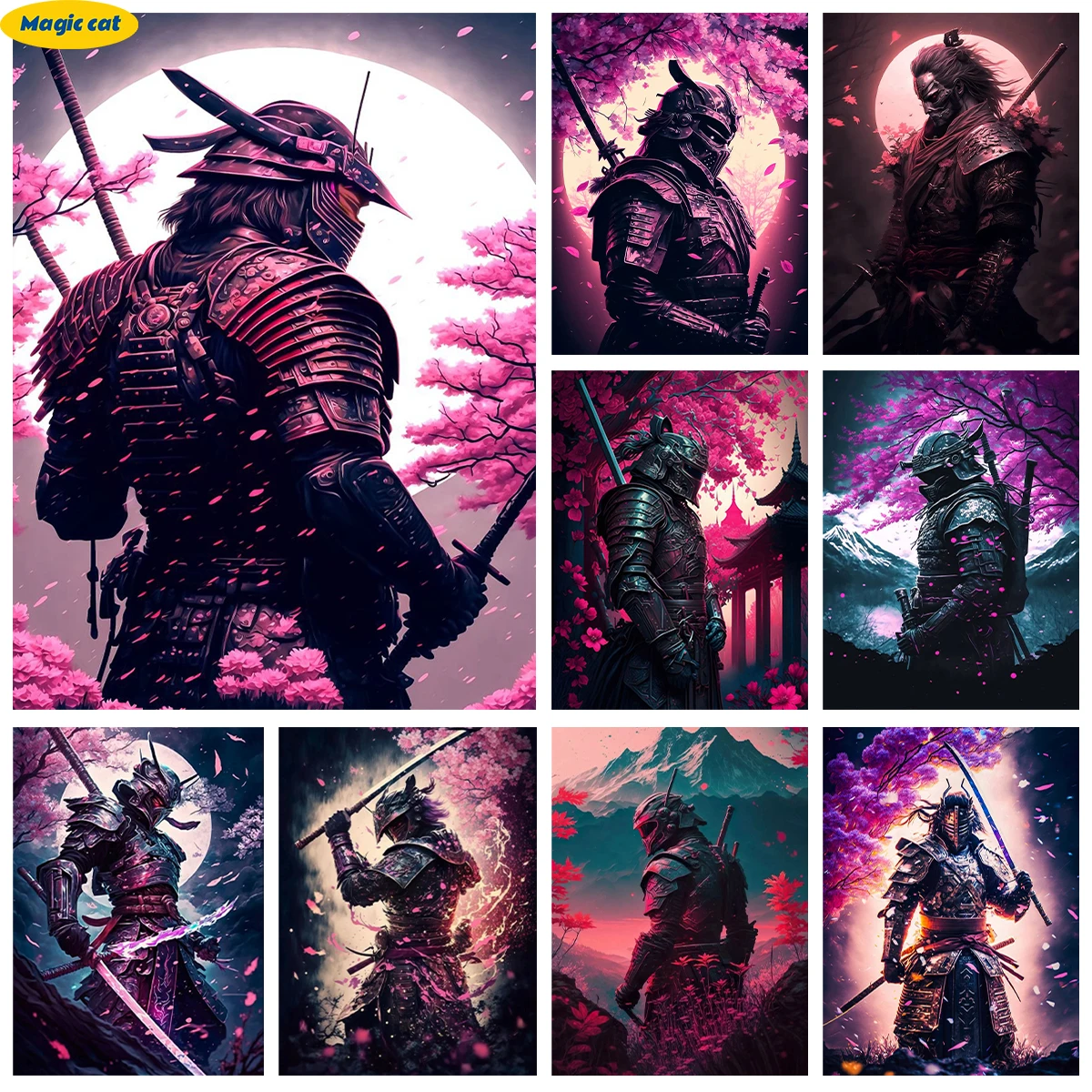 Japanese Ghost Face Samurai Diamond Painting Sakura Landscapes 5D Diamond Embroidery Art Mosaic Pictures Home Decor Hand Gifts
Japanese Ghost Face Samurai Diamond Painting Sakura Landscapes 5D Diamond Embroidery Art Mosaic Pictures Home Decor Hand Gifts
