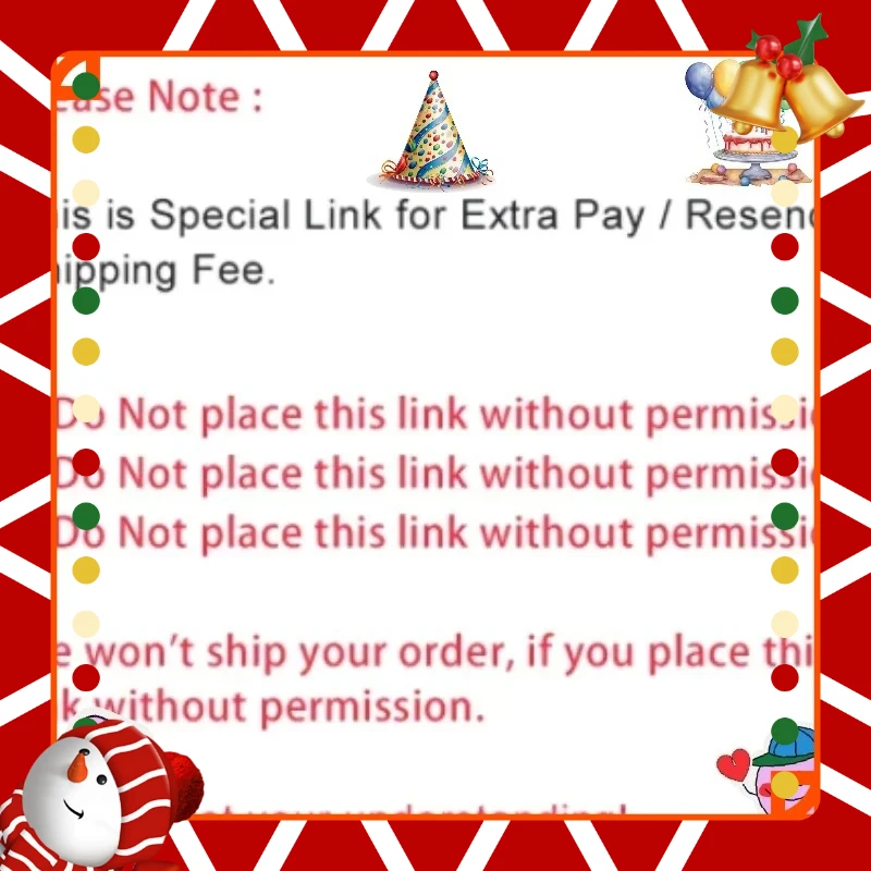 Special Link Extra Payment Freight Resend Do Not Order Without Permission Fast Shipping
Special Link Extra Payment Freight Resend Do Not Order Without Permission Fast Shipping