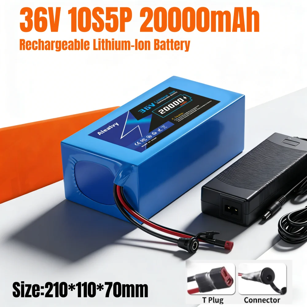 New 10S5P 36V 20000mAh Lithium Battery Universal Upgrade Pack for E-Scooter Mobility Scooter E-Folding Bike with Smart BMS
New 10S5P 36V 20000mAh Lithium Battery Universal Upgrade Pack for E-Scooter Mobility Scooter E-Folding Bike with Smart BMS