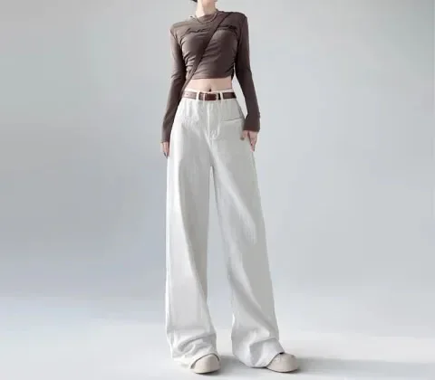 High Waisted Jeans Wide Leg Baggy Pants Casual Trousers Y2k Versatile 2023 Boyfriend Loose Denim Pants Straight Jeans
High Waisted Jeans Wide Leg Baggy Pants Casual Trousers Y2k Versatile 2023 Boyfriend Loose Denim Pants Straight Jeans