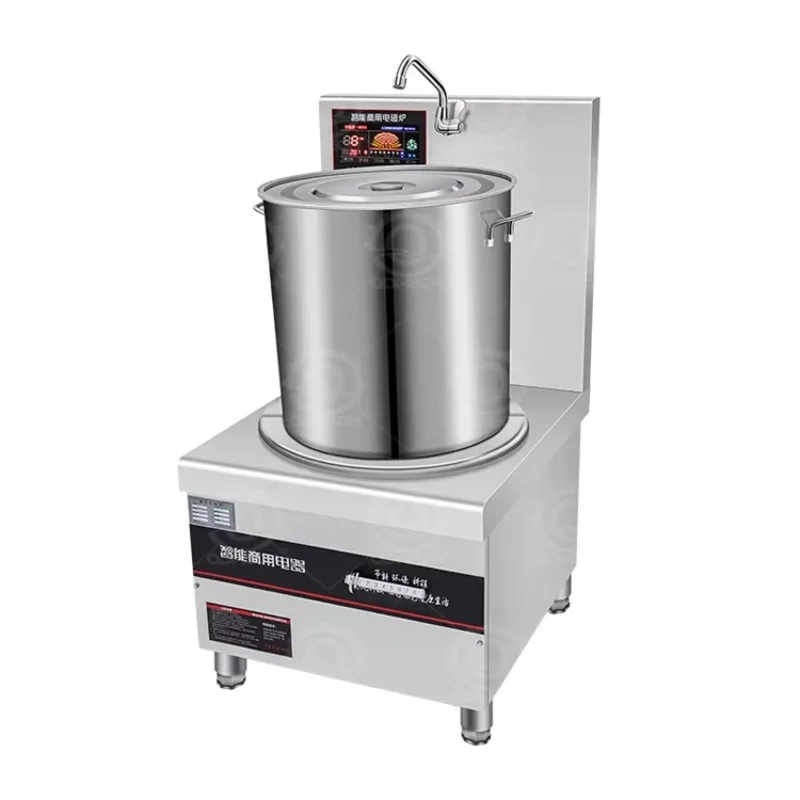 De Factory Direct Selling Stainless Steel Commercial Kitchen Electromagnetic High Speed Magnetic Cooking Stove Soup Pot 
De Factory Direct Selling Stainless Steel Commercial Kitchen Electromagnetic High Speed Magnetic Cooking Stove Soup Pot