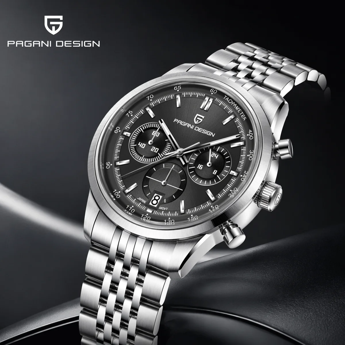 Luxury PAGANI DESIGN Men's Retro Racing Chronograph Speedometer VK63 Movement Stainless Steel 10Bar Waterproof Sports Clock
Luxury PAGANI DESIGN Men's Retro Racing Chronograph Speedometer VK63 Movement Stainless Steel 10Bar Waterproof Sports Clock