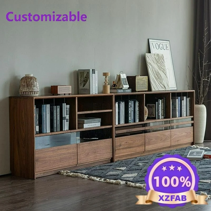 Customizable North American Black Walnut Short Bookcase Simple Modern Storage
Customizable North American Black Walnut Short Bookcase Simple Modern Storage