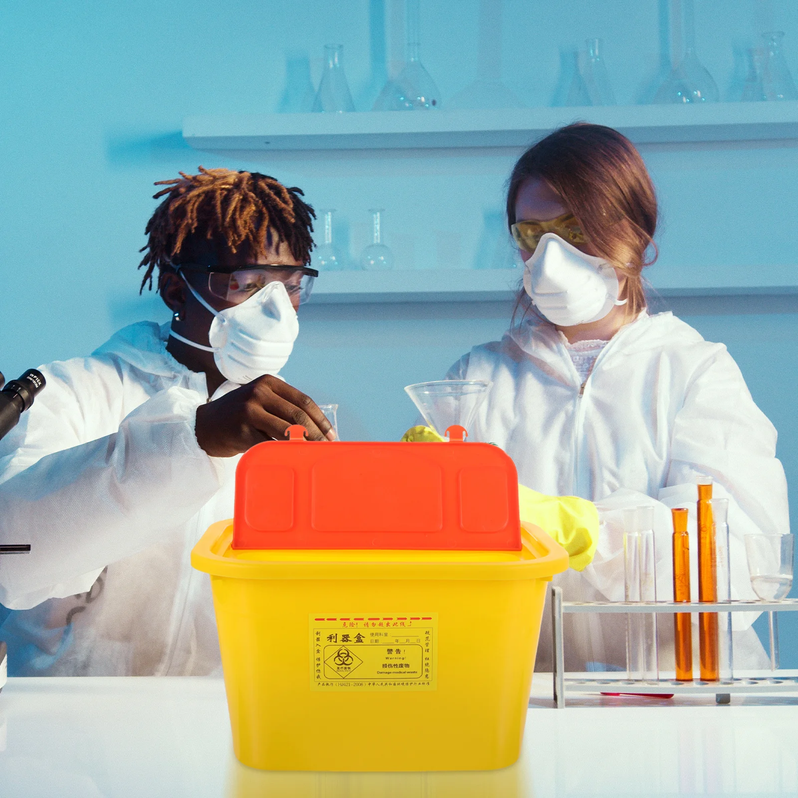 Sharps Container Box For Tattooing Medical Waste Disposal Needle Safety Can Puncture Resistant Plastic Sharps Bucket Home Use
Sharps Container Box For Tattooing Medical Waste Disposal Needle Safety Can Puncture Resistant Plastic Sharps Bucket Home Use