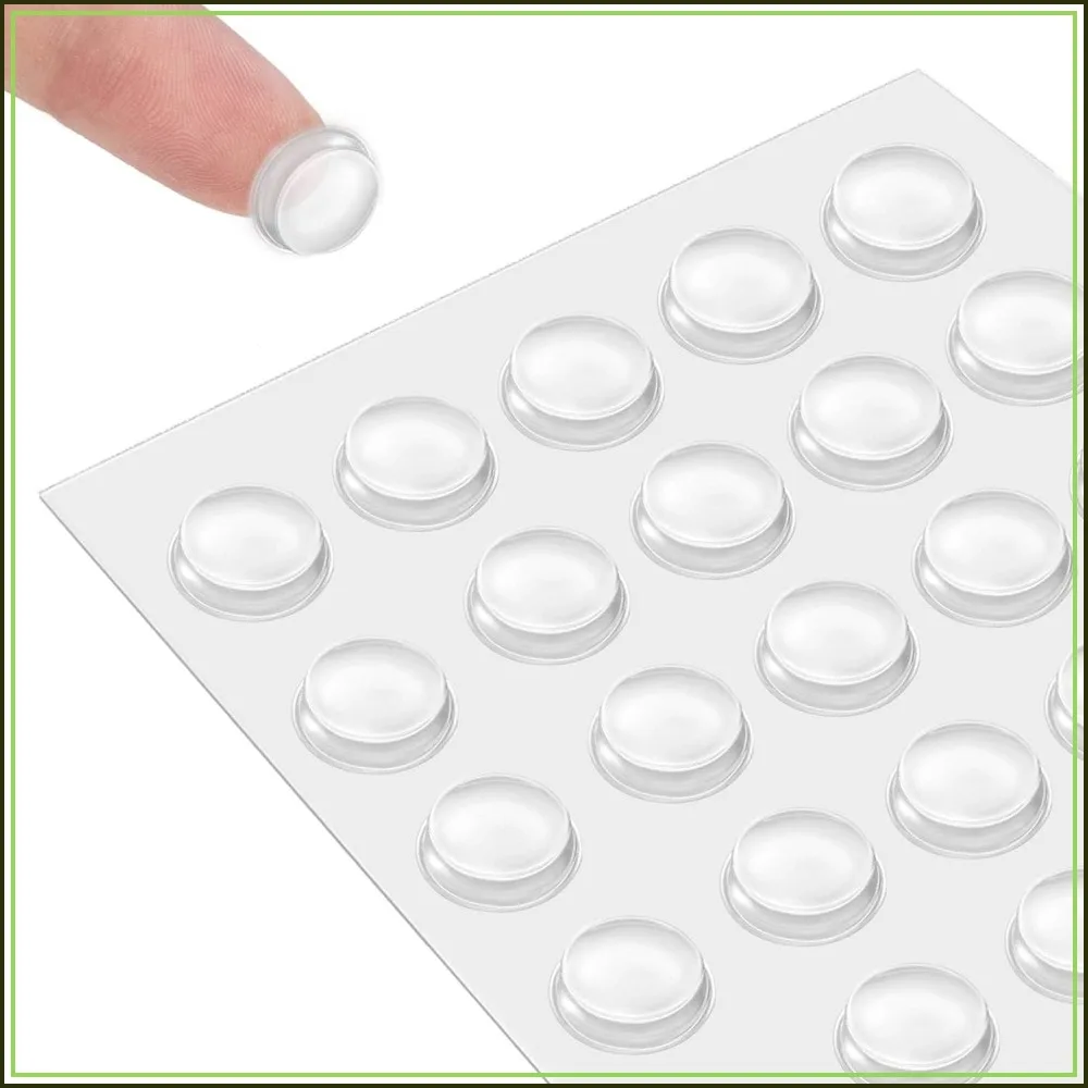 160 Pcs Silicone Cabinet Door Bumpers, 1/2" Diameter Self Adhesive Clear for Kitchen Cupboard Drawers
160 Pcs Silicone Cabinet Door Bumpers, 1/2" Diameter Self Adhesive Clear for Kitchen Cupboard Drawers