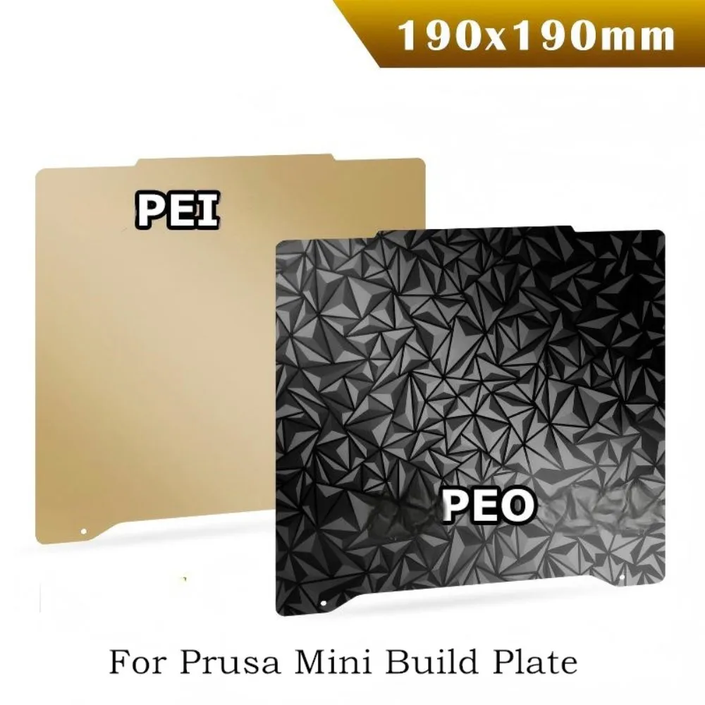 Smooth PEO PEI Sheet for Prusa Mini Build Plate 190x190mm Double Sided PEO PEI Flexible Spring Steel Sheet Magnetic Print Bed
Smooth PEO PEI Sheet for Prusa Mini Build Plate 190x190mm Double Sided PEO PEI Flexible Spring Steel Sheet Magnetic Print Bed