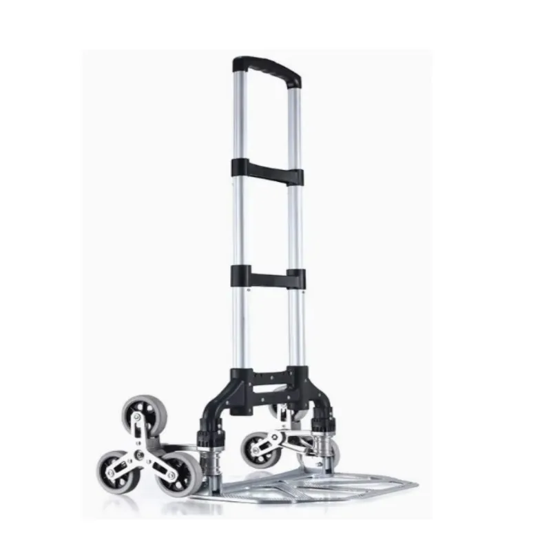 Silent Folding Aluminum Hand Luggage Trolley Crystal Solid Silver Shopping Stainless Steel Platform OEM Hand Trolleys
Silent Folding Aluminum Hand Luggage Trolley Crystal Solid Silver Shopping Stainless Steel Platform OEM Hand Trolleys