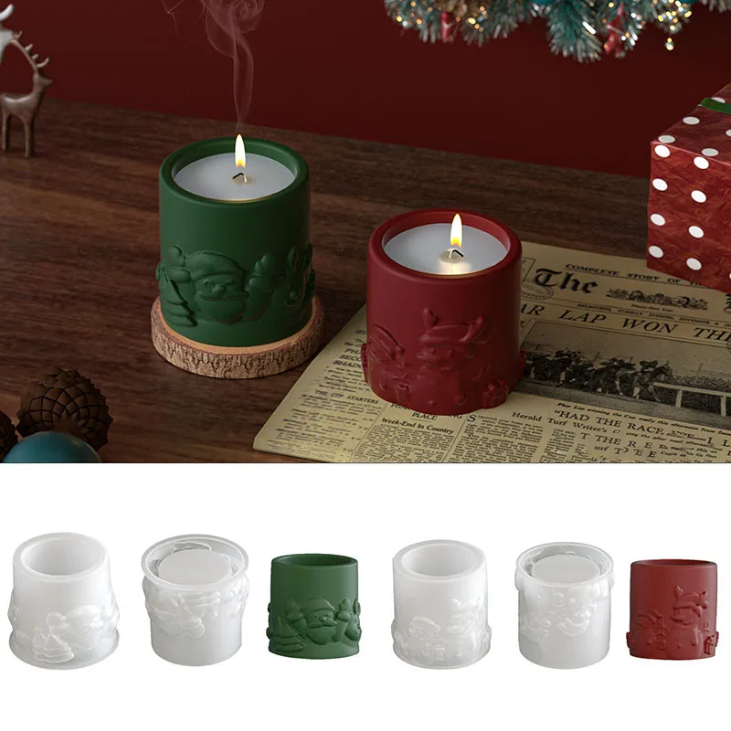 DIY Christmas 3D Santa Snowman Silicone Mold Candle Cup Plaster Soap Mould for Epoxy Resin Storage Jar Mold Home Decor
DIY Christmas 3D Santa Snowman Silicone Mold Candle Cup Plaster Soap Mould for Epoxy Resin Storage Jar Mold Home Decor