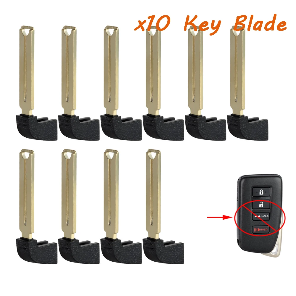 KEYECU 10, пустой лезвие дистанционного ключа для Lexus ES350H GS350 GS450h IS250 IS350 RC350 для HYQ14FBA HYQ14FLB HYQ14FBB 
KEYECU 10, пустой лезвие дистанционного ключа для Lexus ES350H GS350 GS450h IS250 IS350 RC350 для HYQ14FBA HYQ14FLB HYQ14FBB
