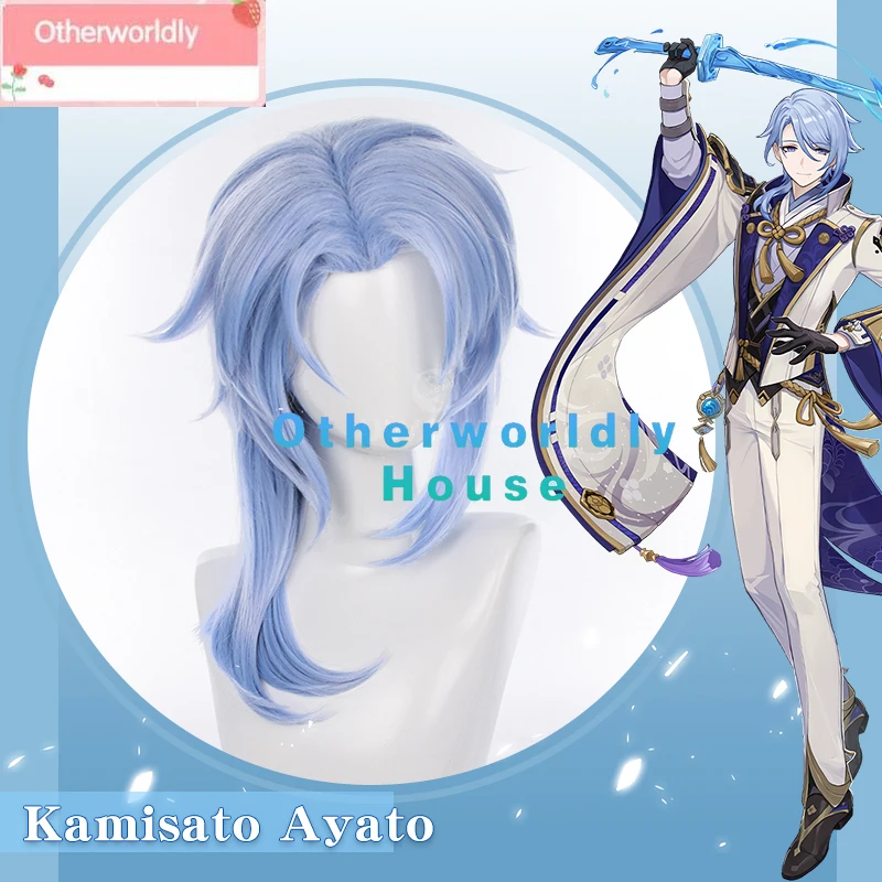 Парик для косплея Kamisato Ayato Game Genshin Impact Cosplay, волосы Ayato длиной 45 см, синие мужские Inazuma, термостойкие
Парик для косплея Kamisato Ayato Game Genshin Impact Cosplay, волосы Ayato длиной 45 см, синие мужские Inazuma, термостойкие