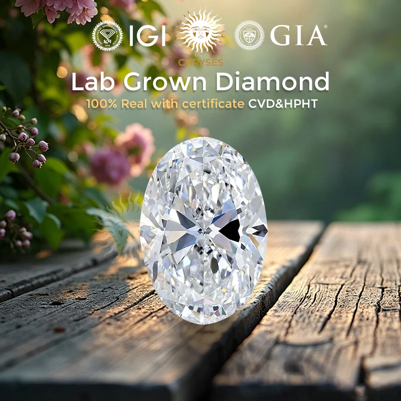Oval Shape Lab Grown Diamonds Wholesales With IGI GIA Certificate 1ct 2ct 3ct 5ct CVD HPHT Laboratory Diamond Wholesales
Oval Shape Lab Grown Diamonds Wholesales With IGI GIA Certificate 1ct 2ct 3ct 5ct CVD HPHT Laboratory Diamond Wholesales