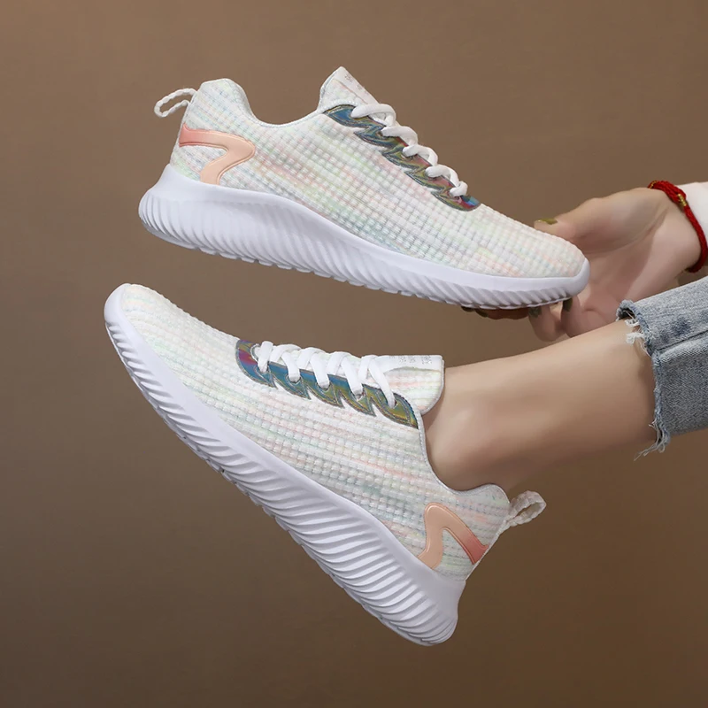 Casual Sports Women's Shoes Outdoor Tennis Shoes Lightweight Non-slip Breathable Sneakers Soft Walking Shoes Zapatillas De Mujer
Casual Sports Women's Shoes Outdoor Tennis Shoes Lightweight Non-slip Breathable Sneakers Soft Walking Shoes Zapatillas De Mujer
