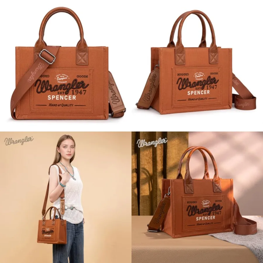 Mona West Wrangler Tote Bag for Women Retro Canvas Top Handle Purses and Handbags
Mona West Wrangler Tote Bag for Women Retro Canvas Top Handle Purses and Handbags
