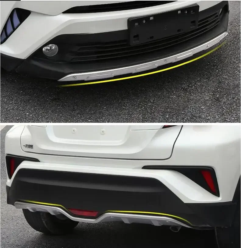 Stainless Steel Front Lip Bumper & Rear Diffuser Protector Guard Skid Plate Cover For Toyota CHR C-HR 2018 2019 2020 2021
Stainless Steel Front Lip Bumper & Rear Diffuser Protector Guard Skid Plate Cover For Toyota CHR C-HR 2018 2019 2020 2021