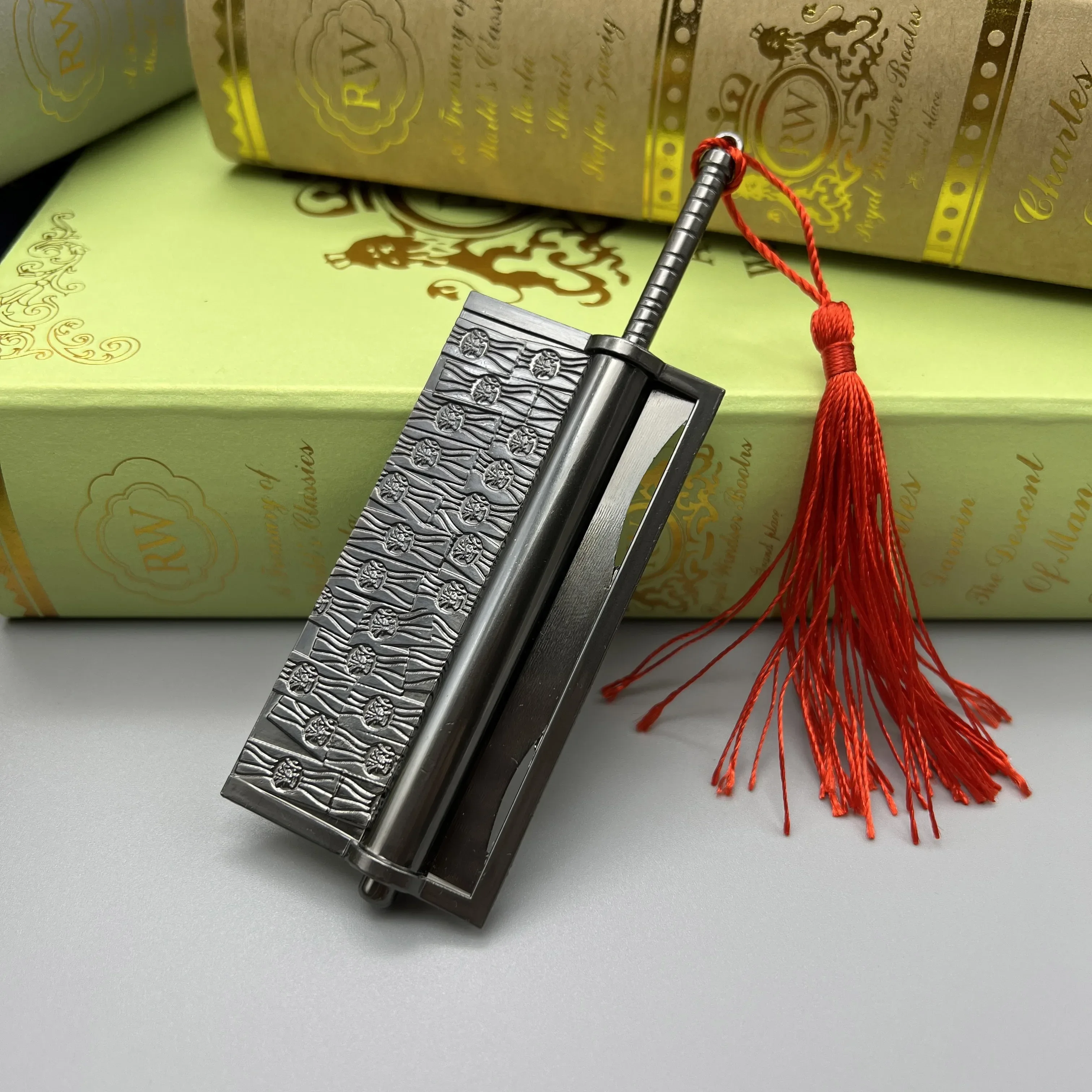 12cm Naru Anime Replica Bakuto Shibuki Sword 1:6 Metal Weapon Model Munashi Jinpachi Seven Ninja Swordsmen of the Mist Toy Gift
12cm Naru Anime Replica Bakuto Shibuki Sword 1:6 Metal Weapon Model Munashi Jinpachi Seven Ninja Swordsmen of the Mist Toy Gift