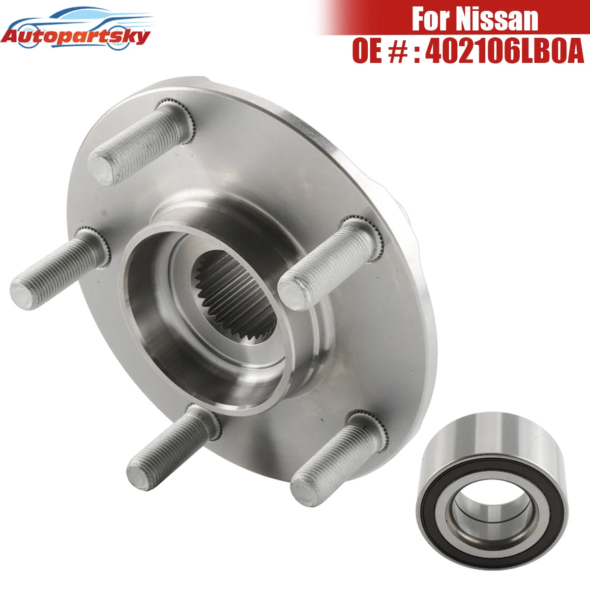 Automotive Parts Wheel Hub Bearing 402026LA0A 402106LB0A For Nissan Kicks Sentra 2020-2024 New
Automotive Parts Wheel Hub Bearing 402026LA0A 402106LB0A For Nissan Kicks Sentra 2020-2024 New