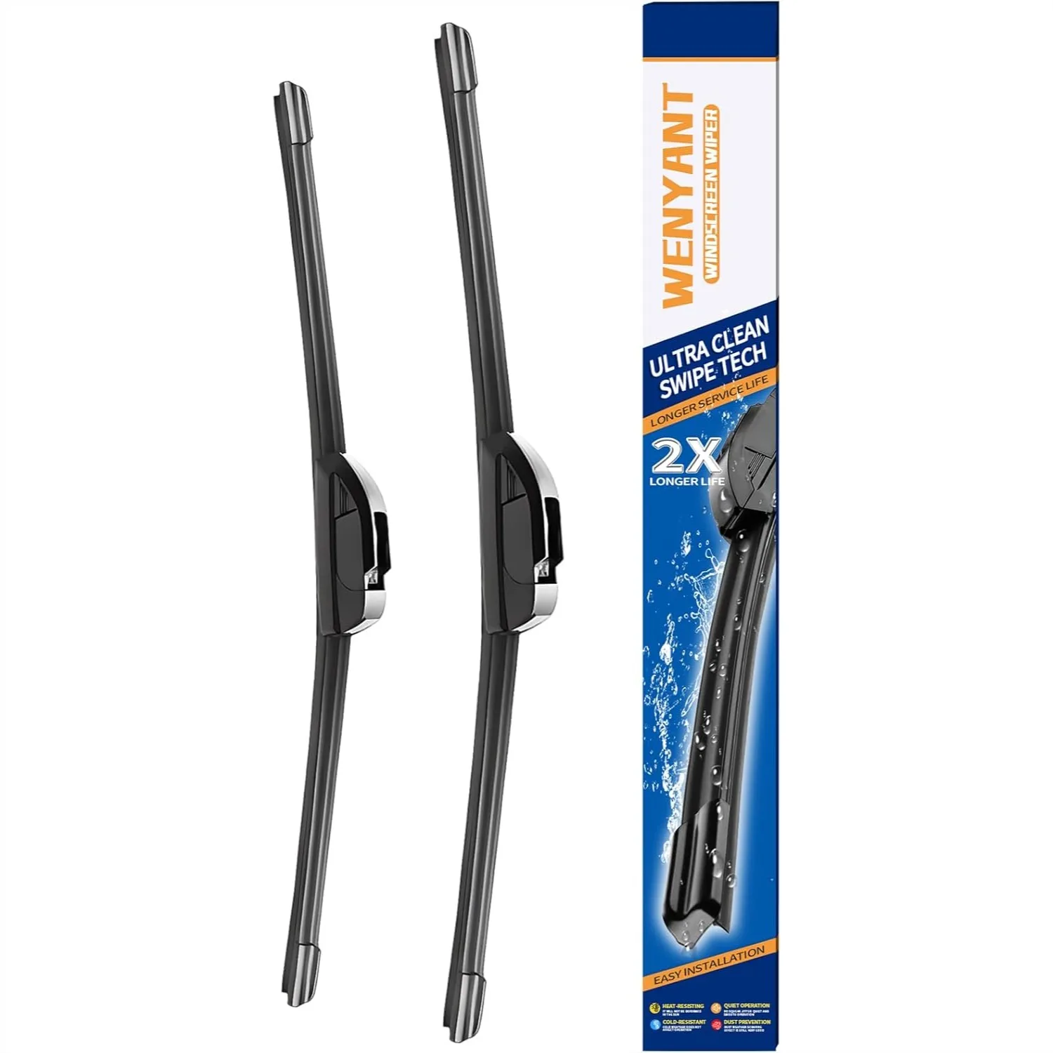 Front Windshield Wiper Blades 26+16 inch for Toyota RAV4 2013-2022 Corolla 2009-2019 Honda CRV 2012-2016 J Hook Replacement 2
Front Windshield Wiper Blades 26+16 inch for Toyota RAV4 2013-2022 Corolla 2009-2019 Honda CRV 2012-2016 J Hook Replacement 2