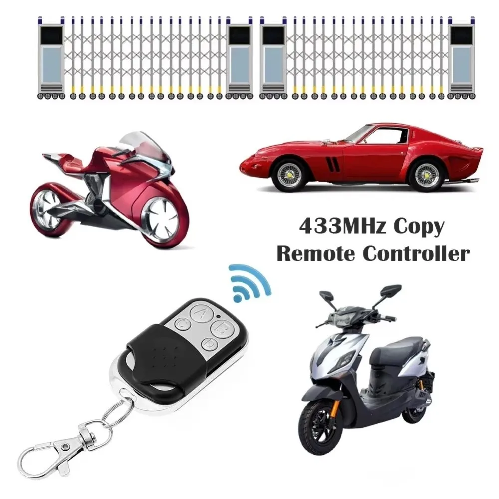 433MHz Remote Control Garage Door Remote Control 4 Buttons Wireless Duplicate Remote Control Metal Garage Door Opener
433MHz Remote Control Garage Door Remote Control 4 Buttons Wireless Duplicate Remote Control Metal Garage Door Opener