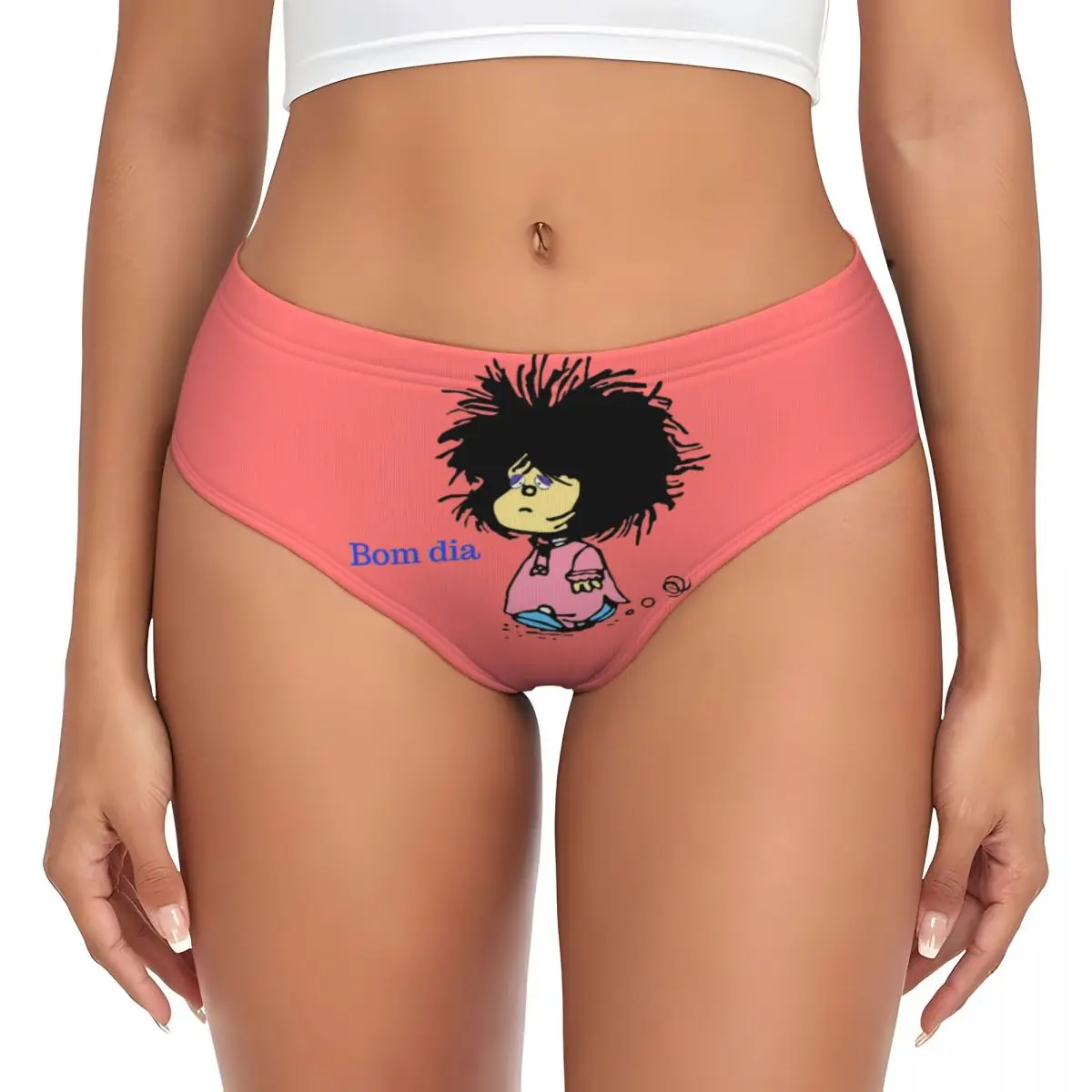Women's Mafalda Em Portugues Bom Dia Panties Stretch Quino Argentina Cartoon Briefs Underwear Valentine's Day Gifts Underpants
Women's Mafalda Em Portugues Bom Dia Panties Stretch Quino Argentina Cartoon Briefs Underwear Valentine's Day Gifts Underpants