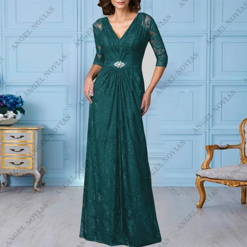 Customized Long Dark Green Lace Mother of the Bride Dresses Wedding Party Dress Robes Invitee Mariage
Customized Long Dark Green Lace Mother of the Bride Dresses Wedding Party Dress Robes Invitee Mariage