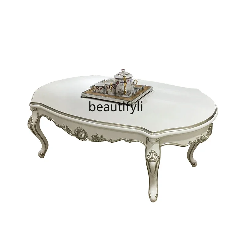 A90 French large coffee table rectangular tea table European court luxury solid wood carving flower tea table living room furnit
A90 French large coffee table rectangular tea table European court luxury solid wood carving flower tea table living room furnit