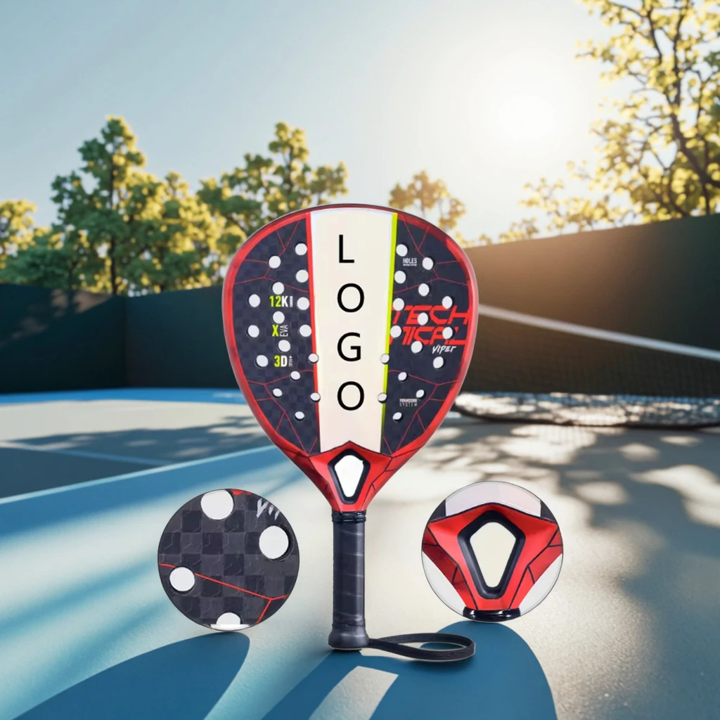 12K Carbon fiber material round padel racket, portable lightweight body, premium polyester net, beginner friendly outdoor sports
12K Carbon fiber material round padel racket, portable lightweight body, premium polyester net, beginner friendly outdoor sports