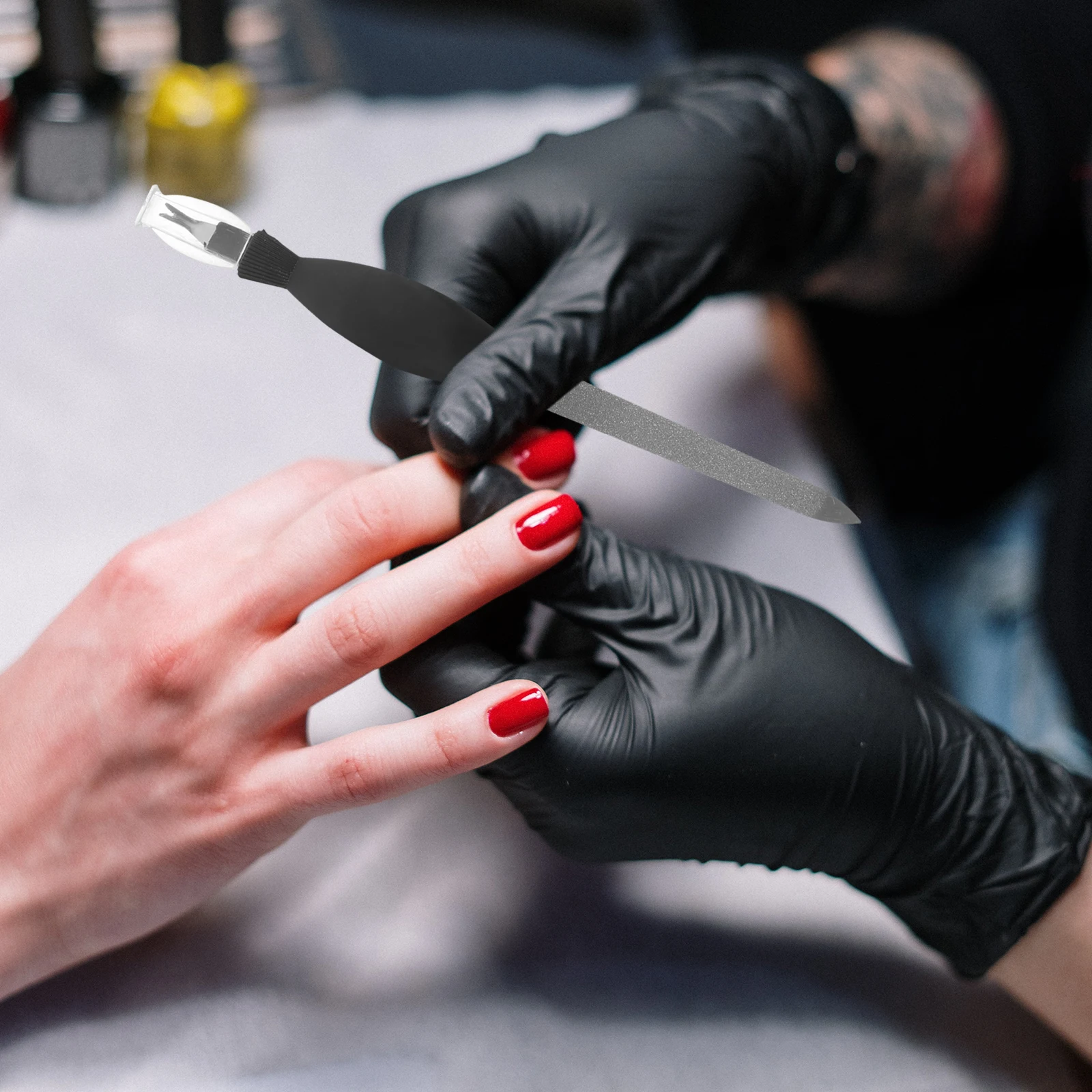 12Pcs Dual Sided Nail File Dead Skin Fork Stainless Steel Nail Cuticle Pusher Dead Skin Remover Manicure Tools Professional
12Pcs Dual Sided Nail File Dead Skin Fork Stainless Steel Nail Cuticle Pusher Dead Skin Remover Manicure Tools Professional