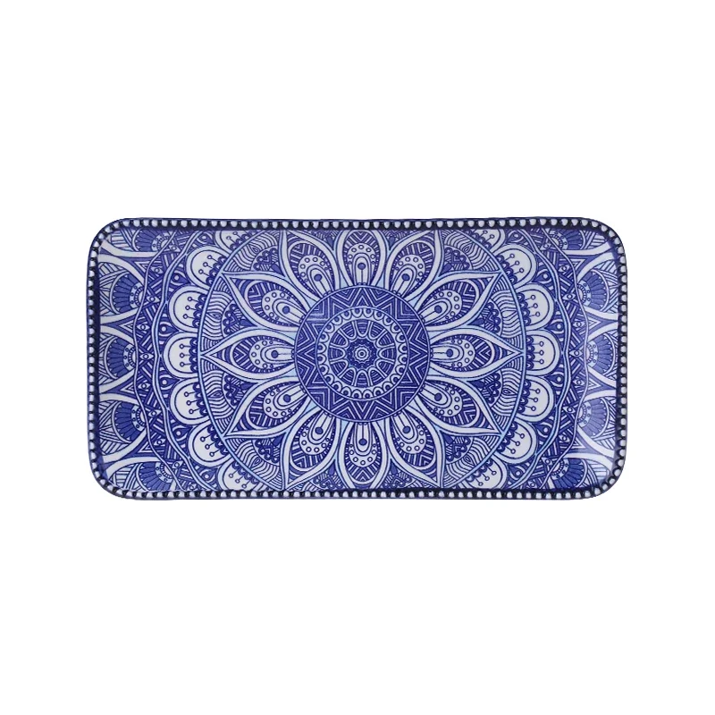 Creative Hand-Painted Plate Rectangular Dinner Plate Restaurant Sushi Plate Home Western Ceramic
Creative Hand-Painted Plate Rectangular Dinner Plate Restaurant Sushi Plate Home Western Ceramic