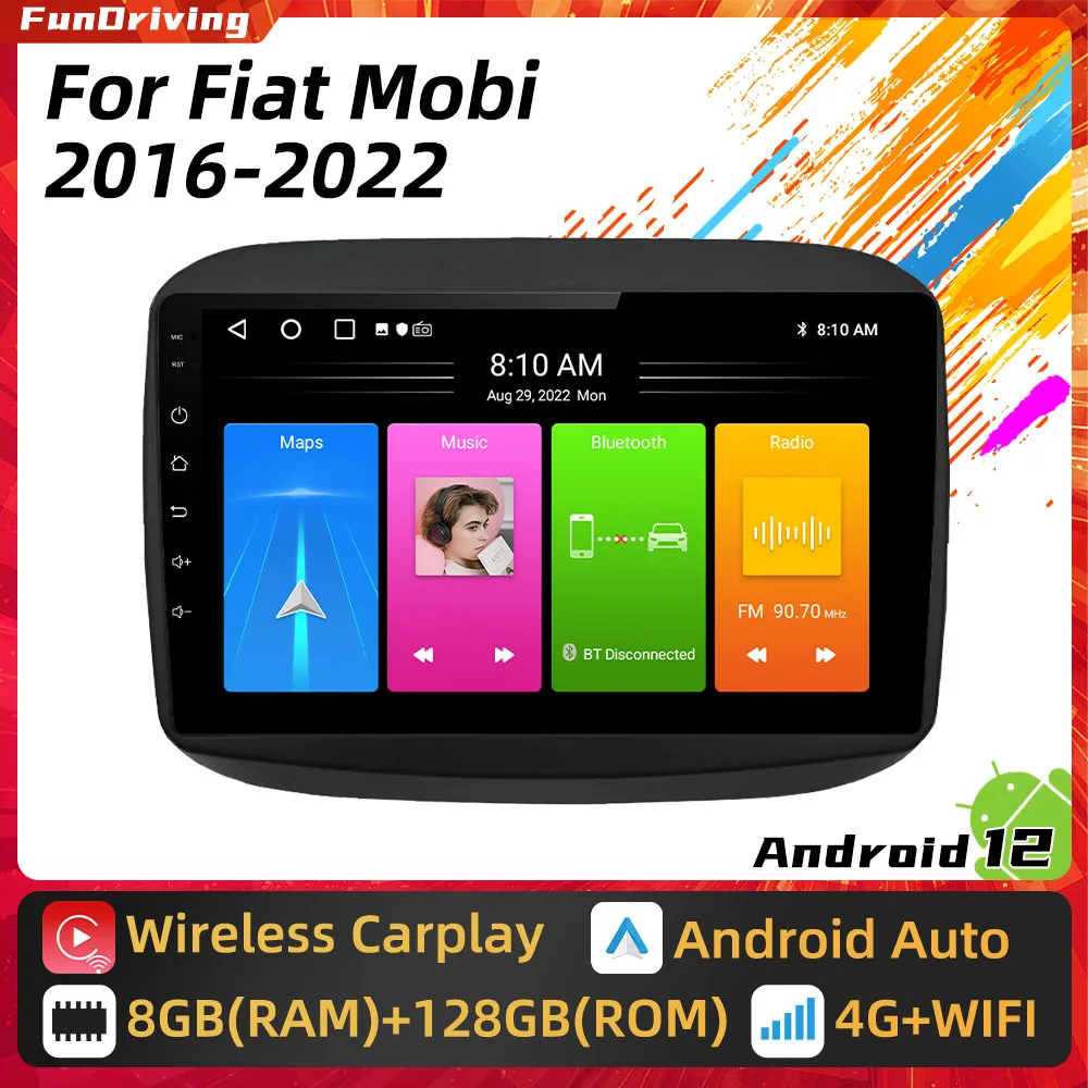 Car Radio For Fiat Mobi 2016 - 2022 2 Din Android Multimedia Screen Stereo Navigation Carplay Autoradio Head Unit Player WiFi FM
Car Radio For Fiat Mobi 2016 - 2022 2 Din Android Multimedia Screen Stereo Navigation Carplay Autoradio Head Unit Player WiFi FM