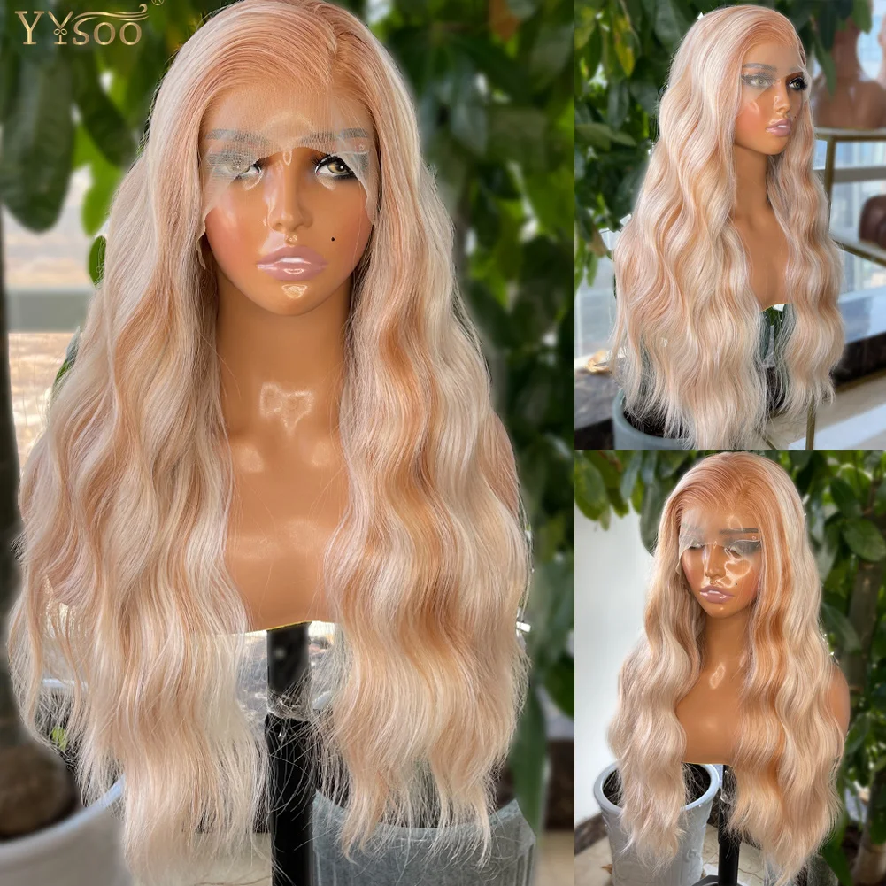 Long Swiss Lace Base Highlights Blonde13x4 Futura Synthetic Lace Front Wig Wavy High Temperature Glueless Half Hand Tied Wig
Long Swiss Lace Base Highlights Blonde13x4 Futura Synthetic Lace Front Wig Wavy High Temperature Glueless Half Hand Tied Wig